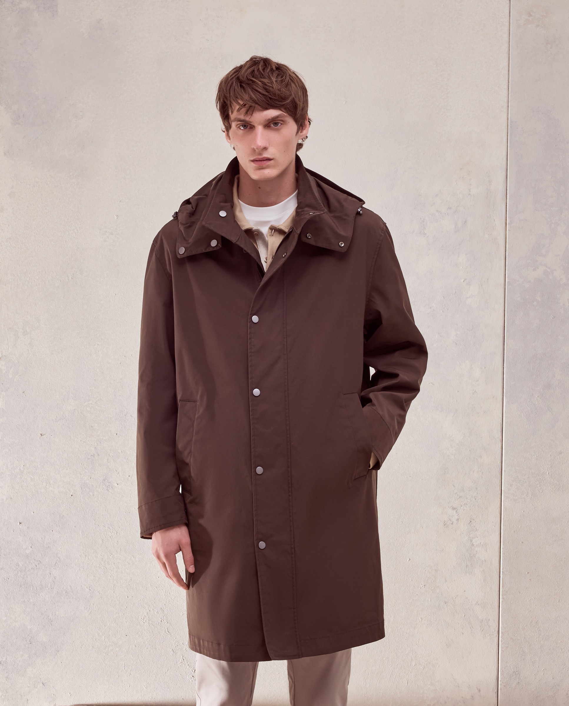 Gabardina de hombre. - Dustin - Verde Verde-2