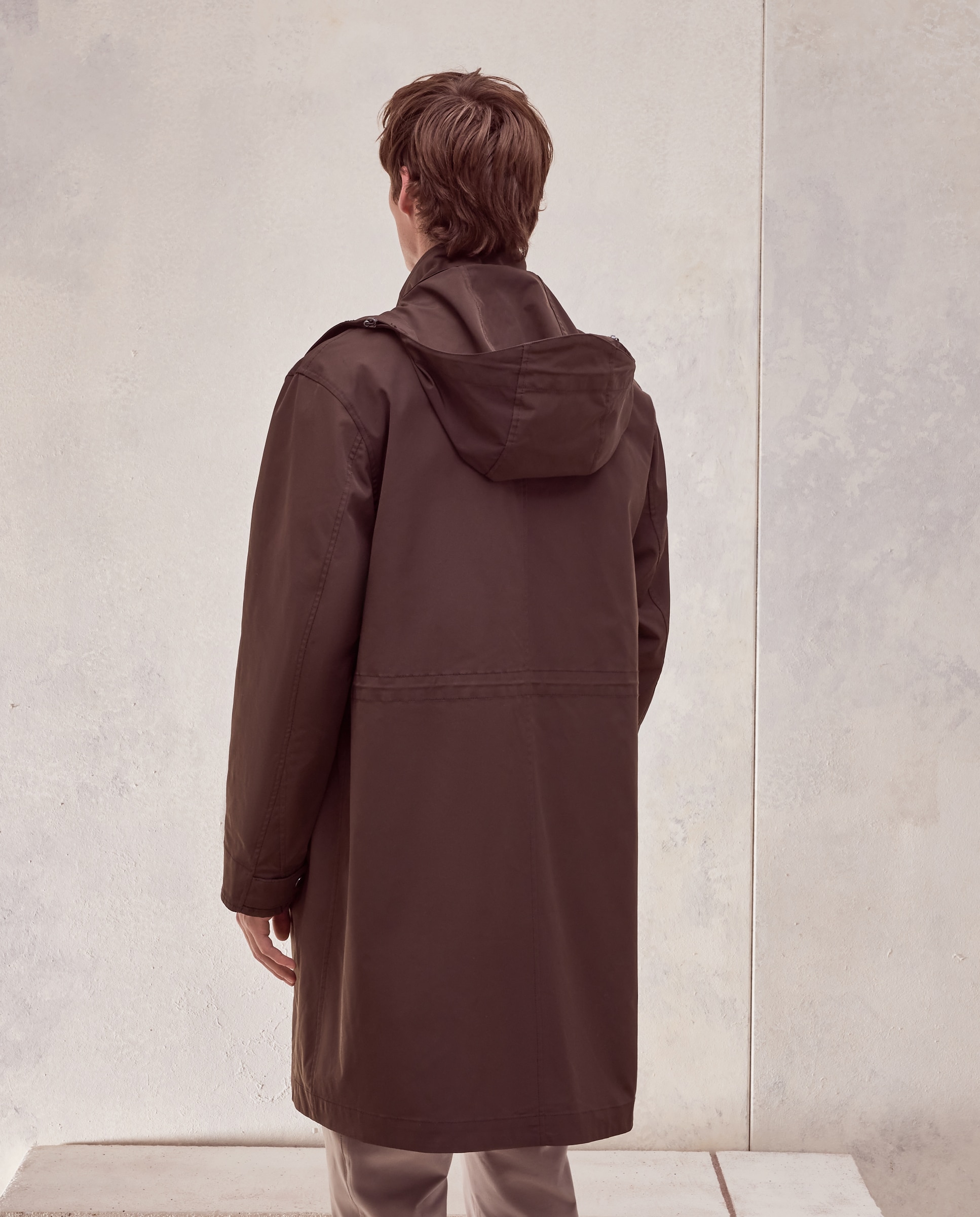 Gabardina de hombre. - Dustin - Verde Verde-3