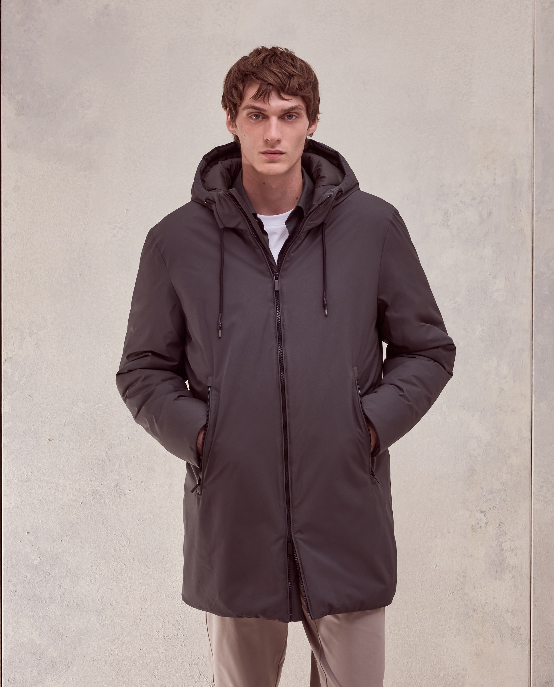 Parka larga de hombre. - Dustin - Verde oscuro Verde oscuro-2