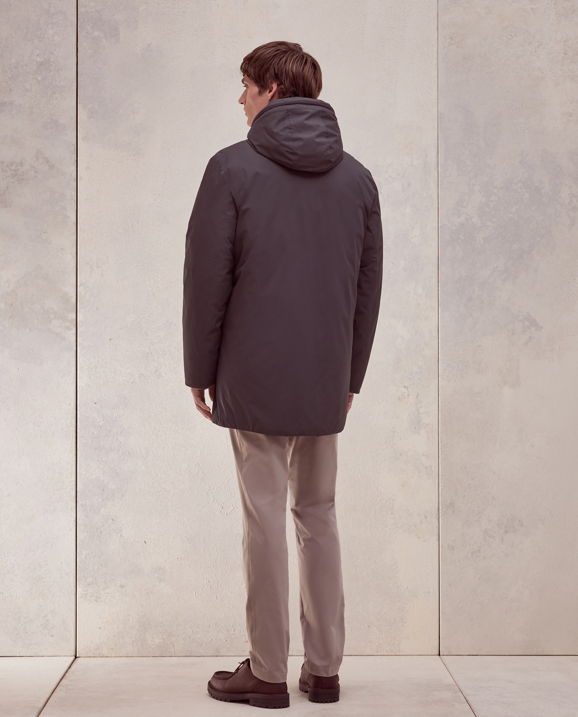 Parka larga de hombre. - Dustin - Verde oscuro Verde oscuro-4