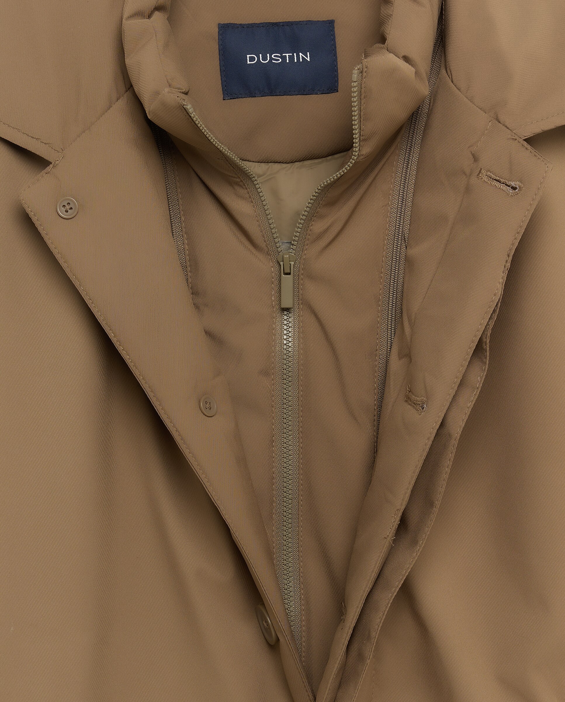Gabardina de hombre. - Dustin - Marrón claro Marrón claro-2