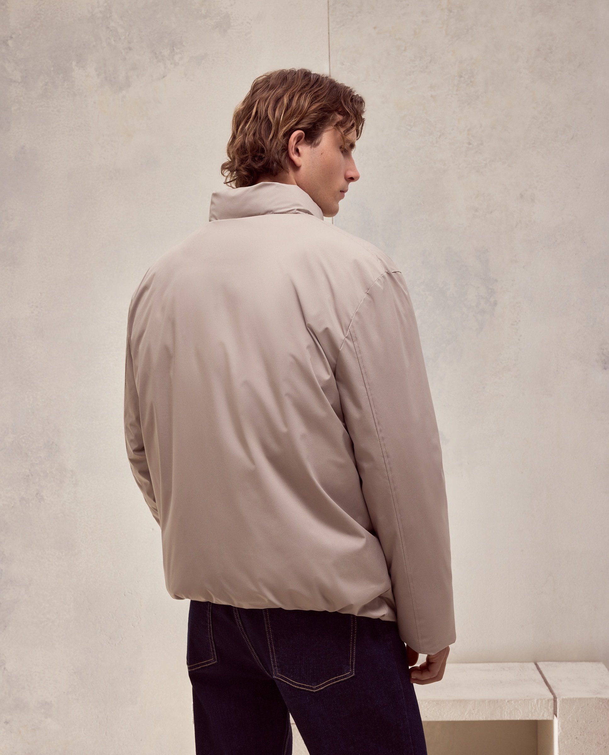 Parka corta de hombre. - Dustin - Beige Beige-3