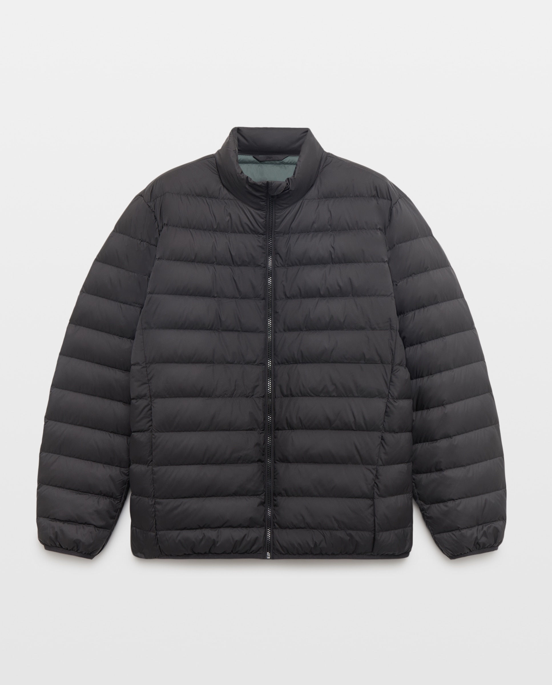 Plumífero de hombre de poliéster reciclado y pluma natural - Emidio Tucci - Negro Negro-5