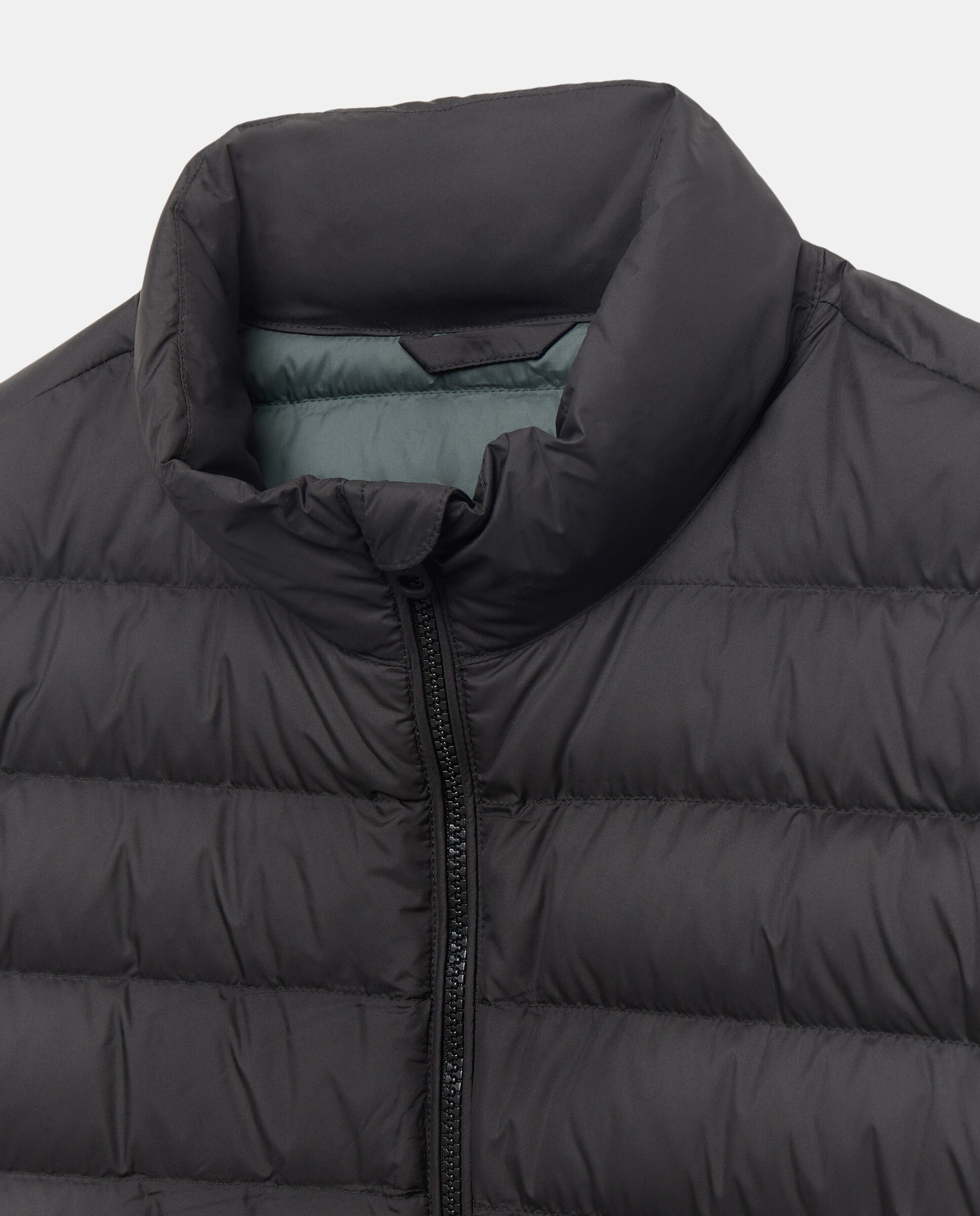 Plumífero de hombre de poliéster reciclado y pluma natural - Emidio Tucci - Negro Negro-6