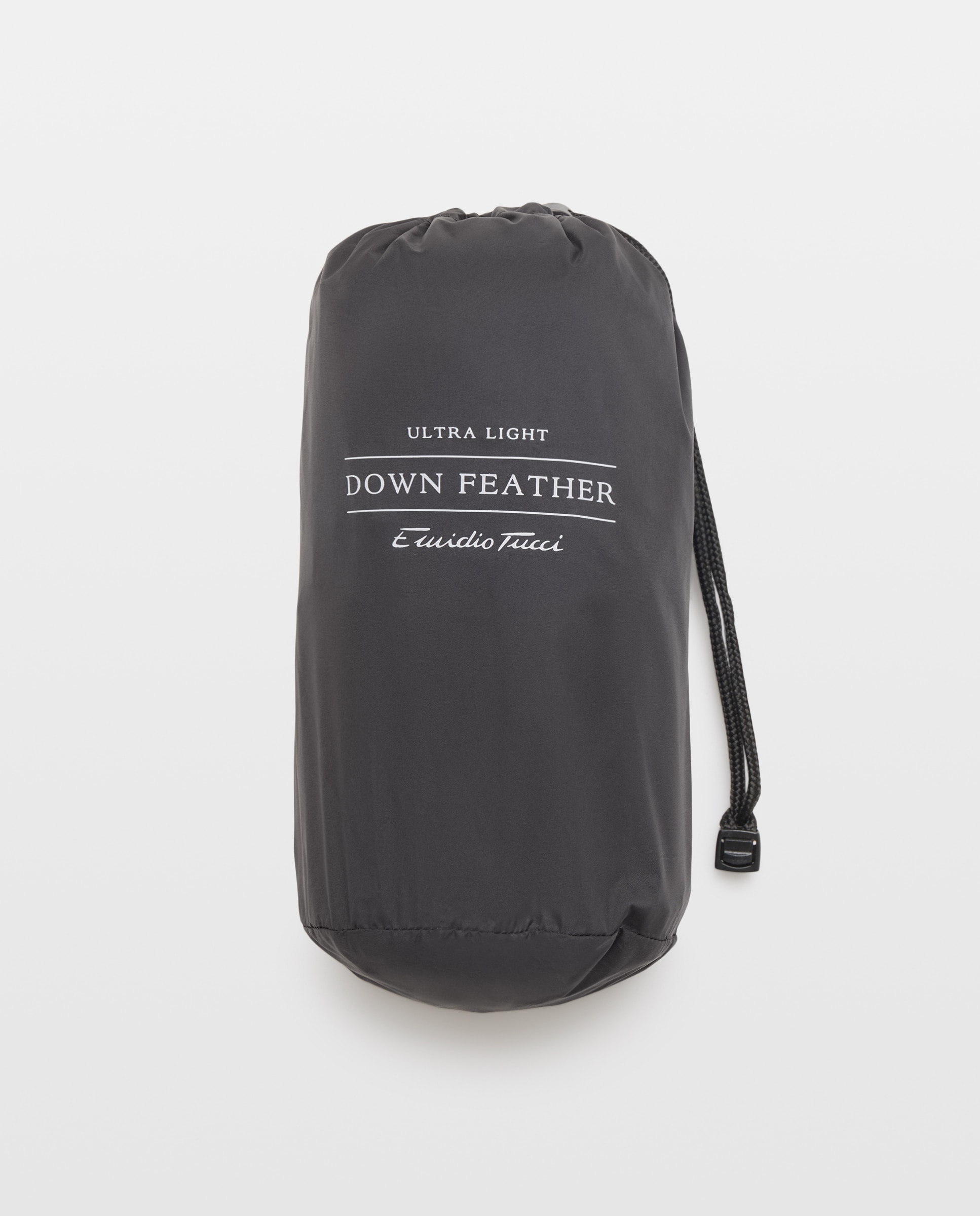 Plumífero de hombre de poliéster reciclado y pluma natural - Emidio Tucci - Negro Negro-7
