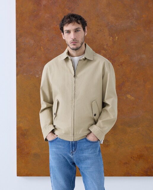 Imagem 0 de Blusão Tipo Harrington em Algodão Sustentável