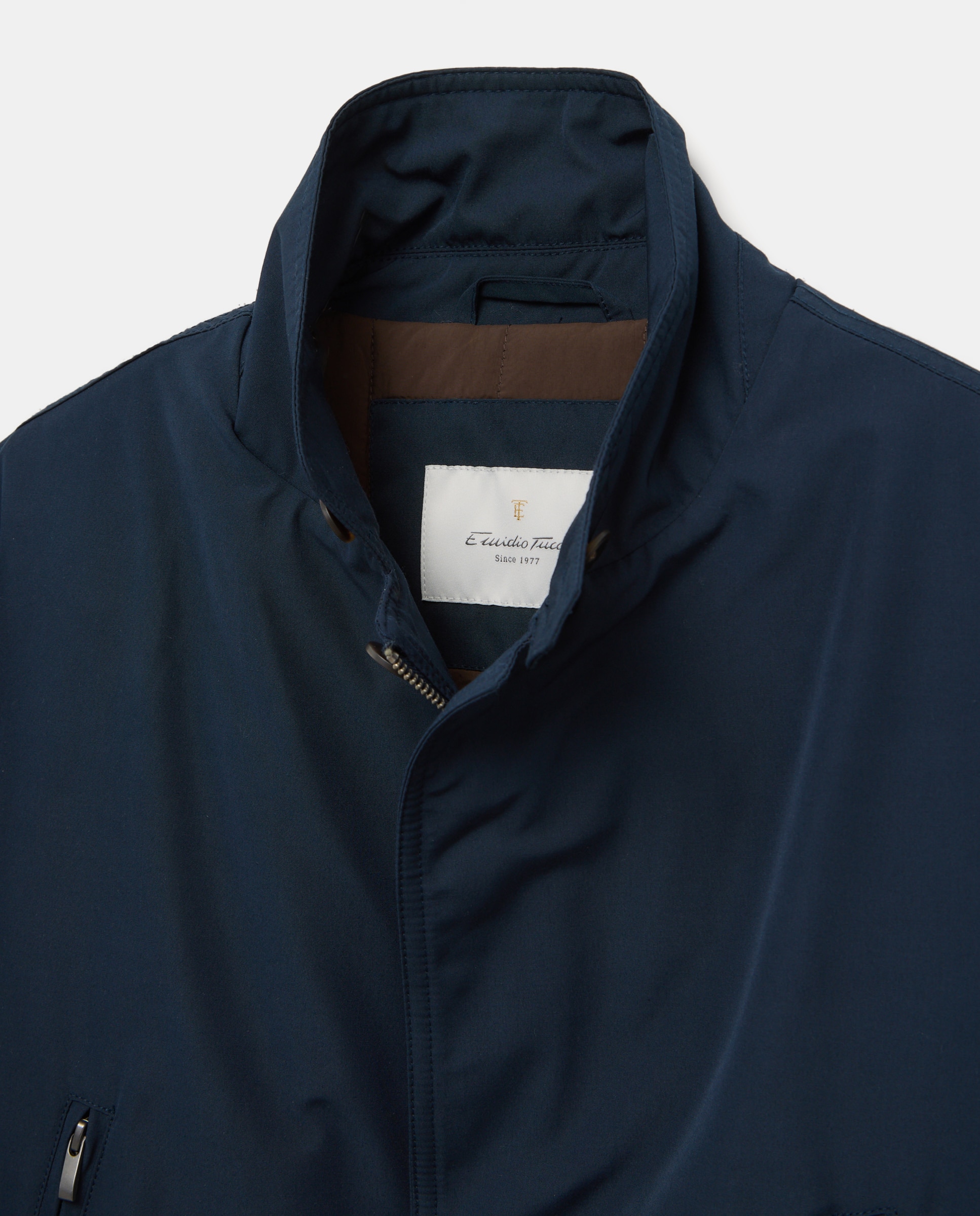 Blazer em Tecido Técnico Azul-marinho-6
