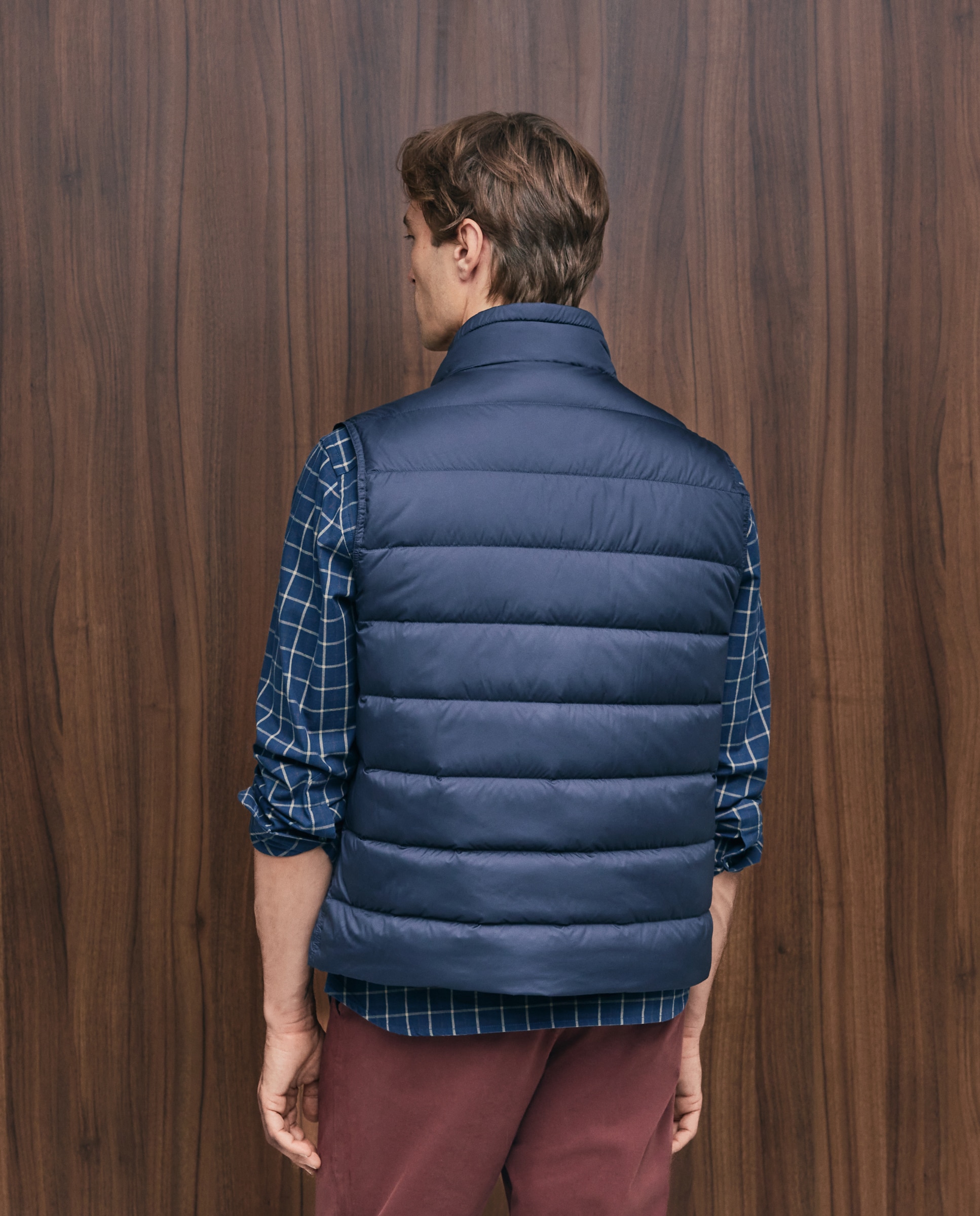 Imagen 3 de Chaleco ligero pluma natural (90/10) hombre - Emidio Tucci - Azul marino Azul marino