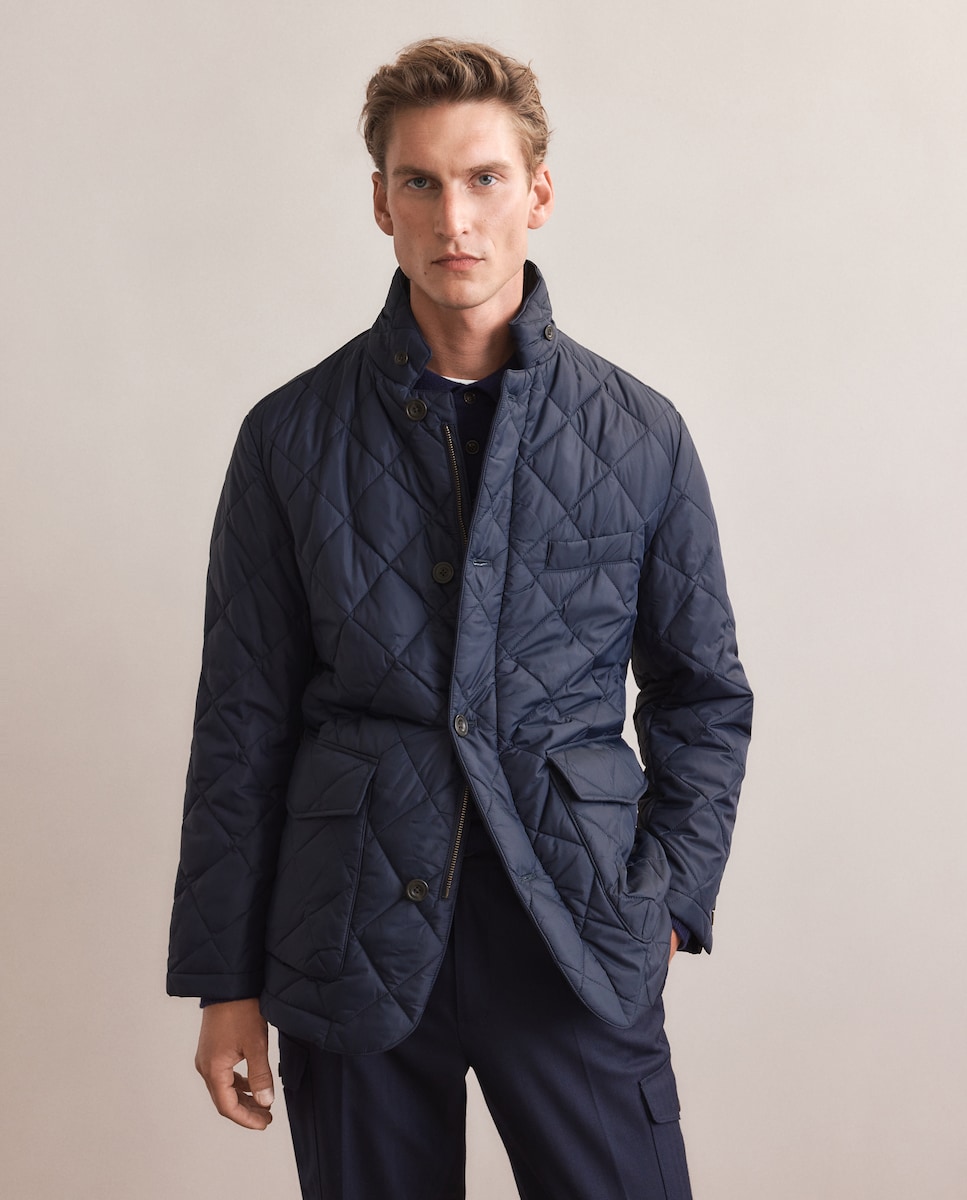 Parka Husky Acolchoada Azul-marinho-1