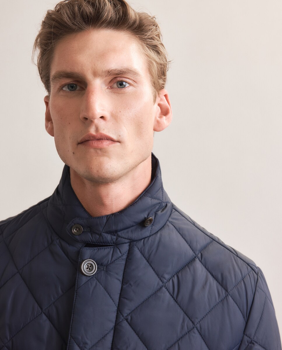 Parka Husky Acolchoada Azul-marinho-3