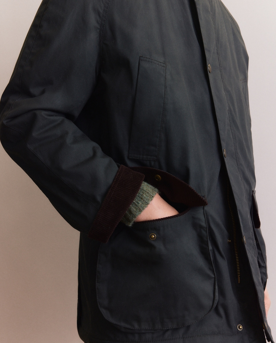 Casacão Encerado de Algodão Caqui-4