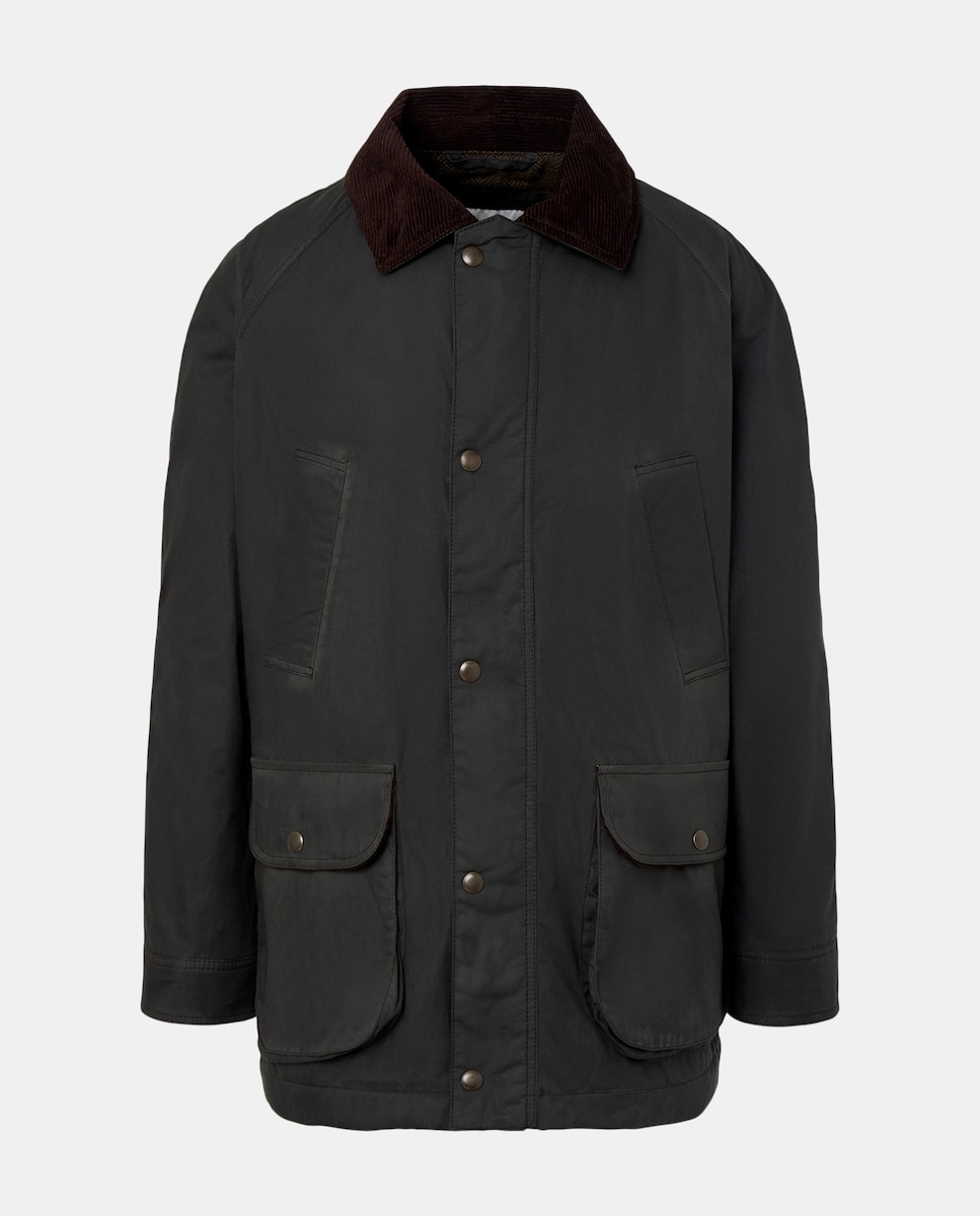 Casacão Encerado de Algodão Caqui-6