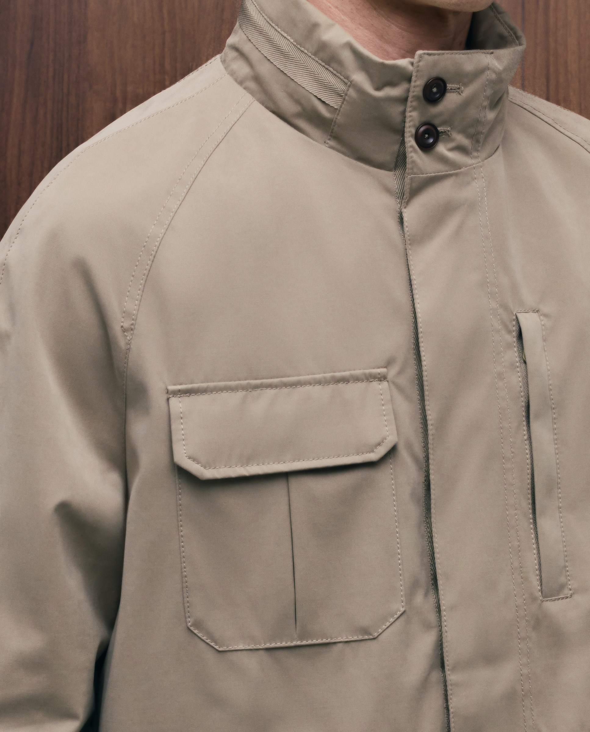 Parka transpirable y repelente al agua mezcla con algodón hombre - Emidio Tucci - Topo Topo-4