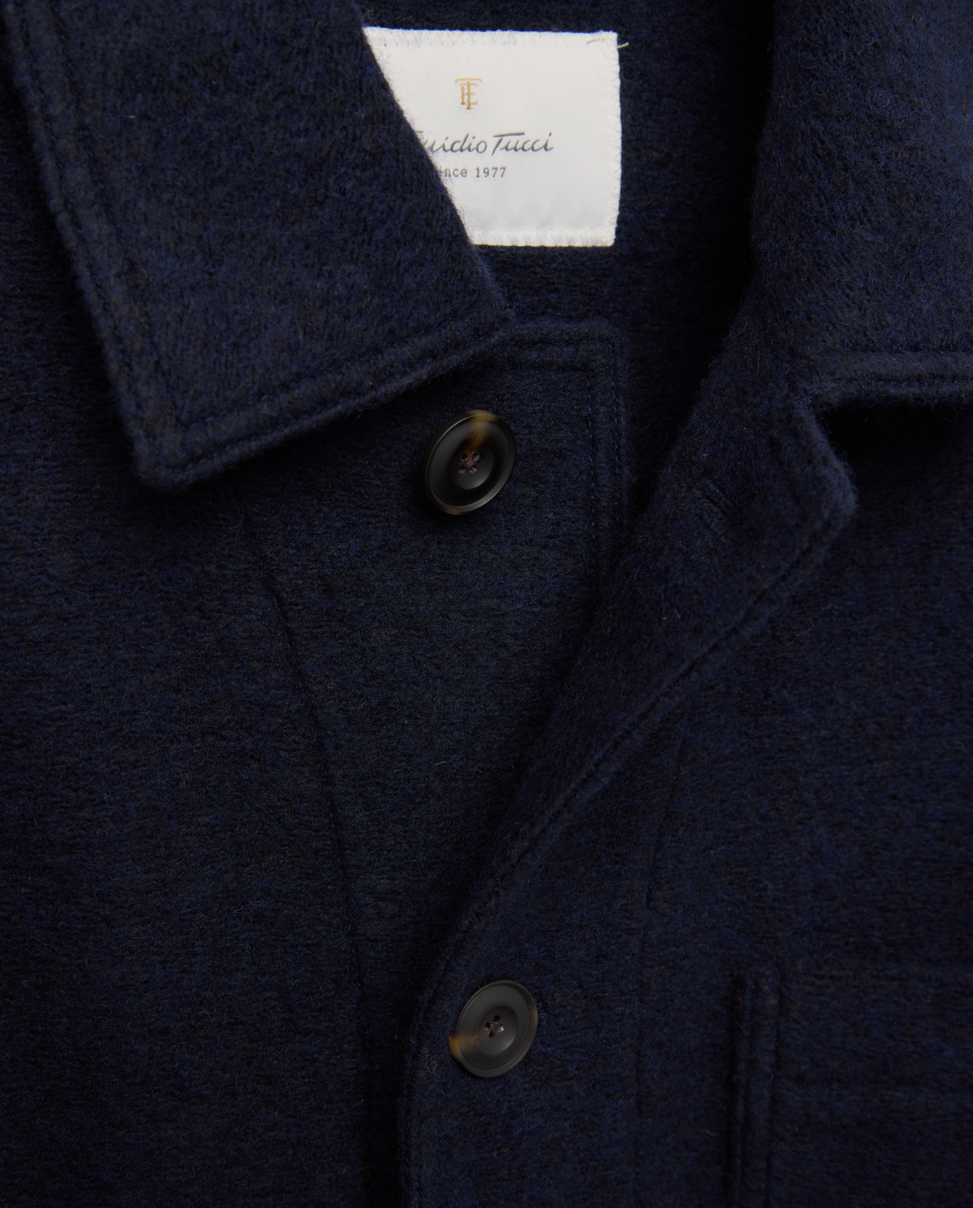 Worker lana cocida/poliamida hombre - Emidio Tucci - Azul marino Azul marino-6