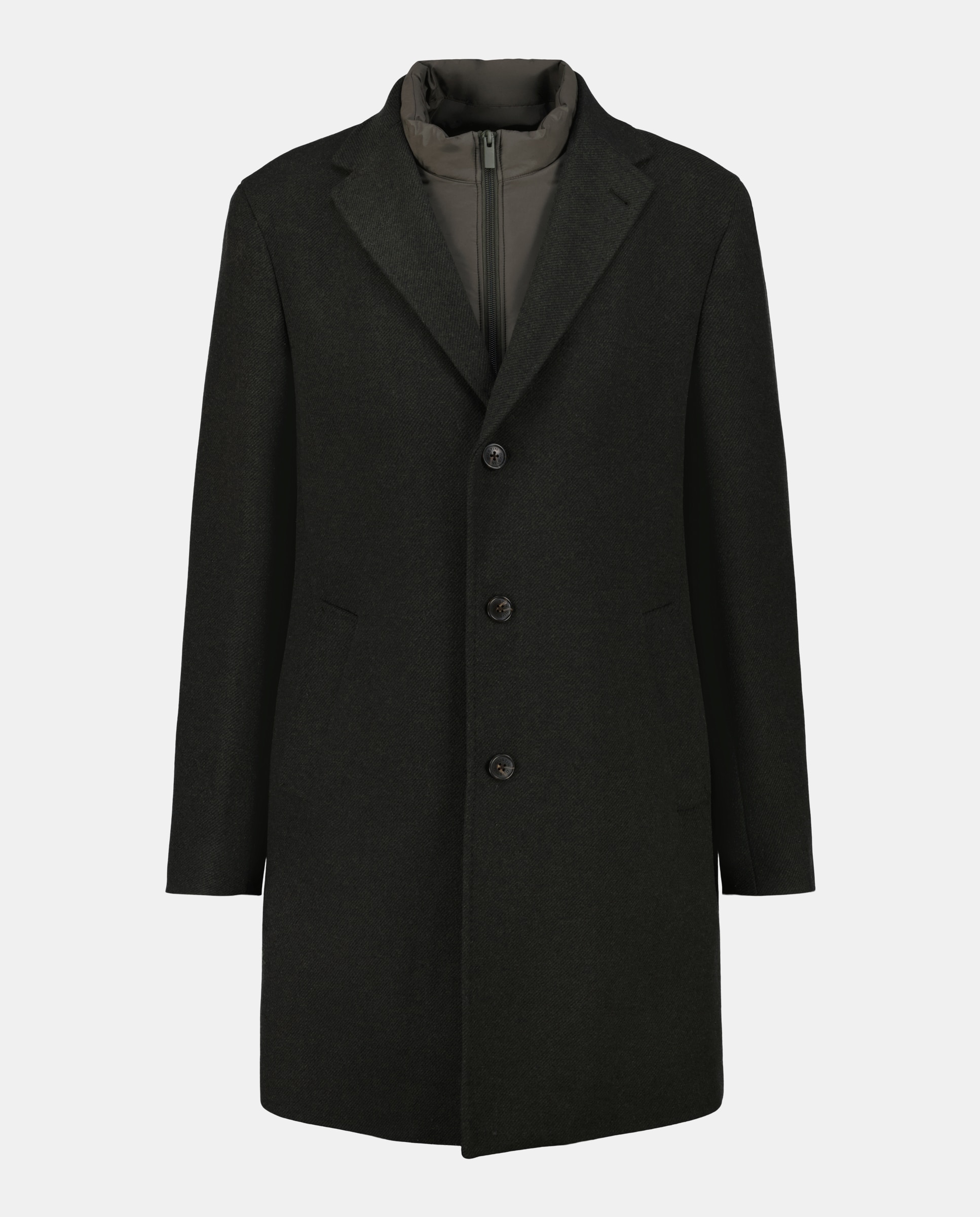 Sobretudo Diagonal Modulável - Verde Verde-escuro-6