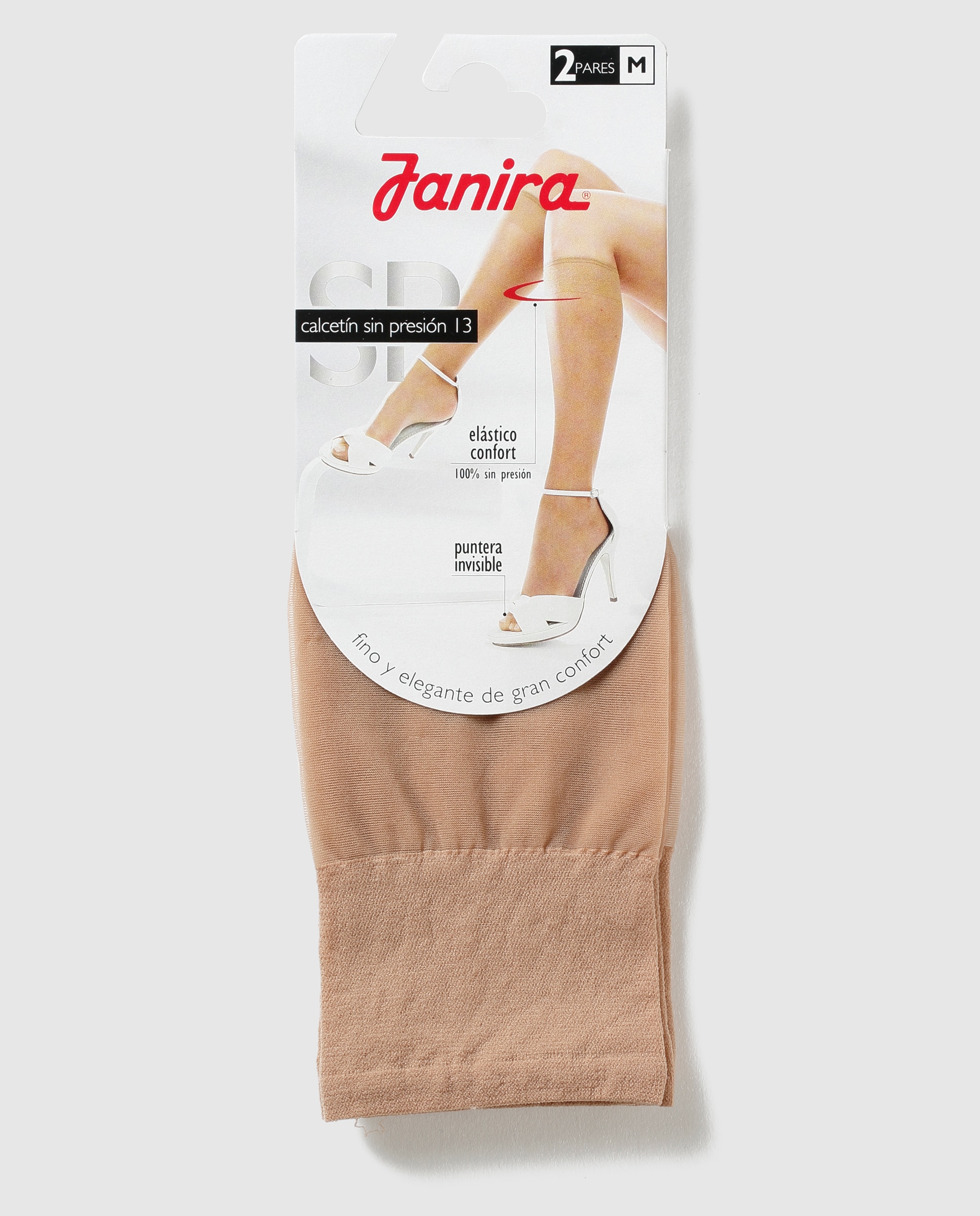 Imagem 0 de Pack de dois pares de meias Janira de 10 deniers
