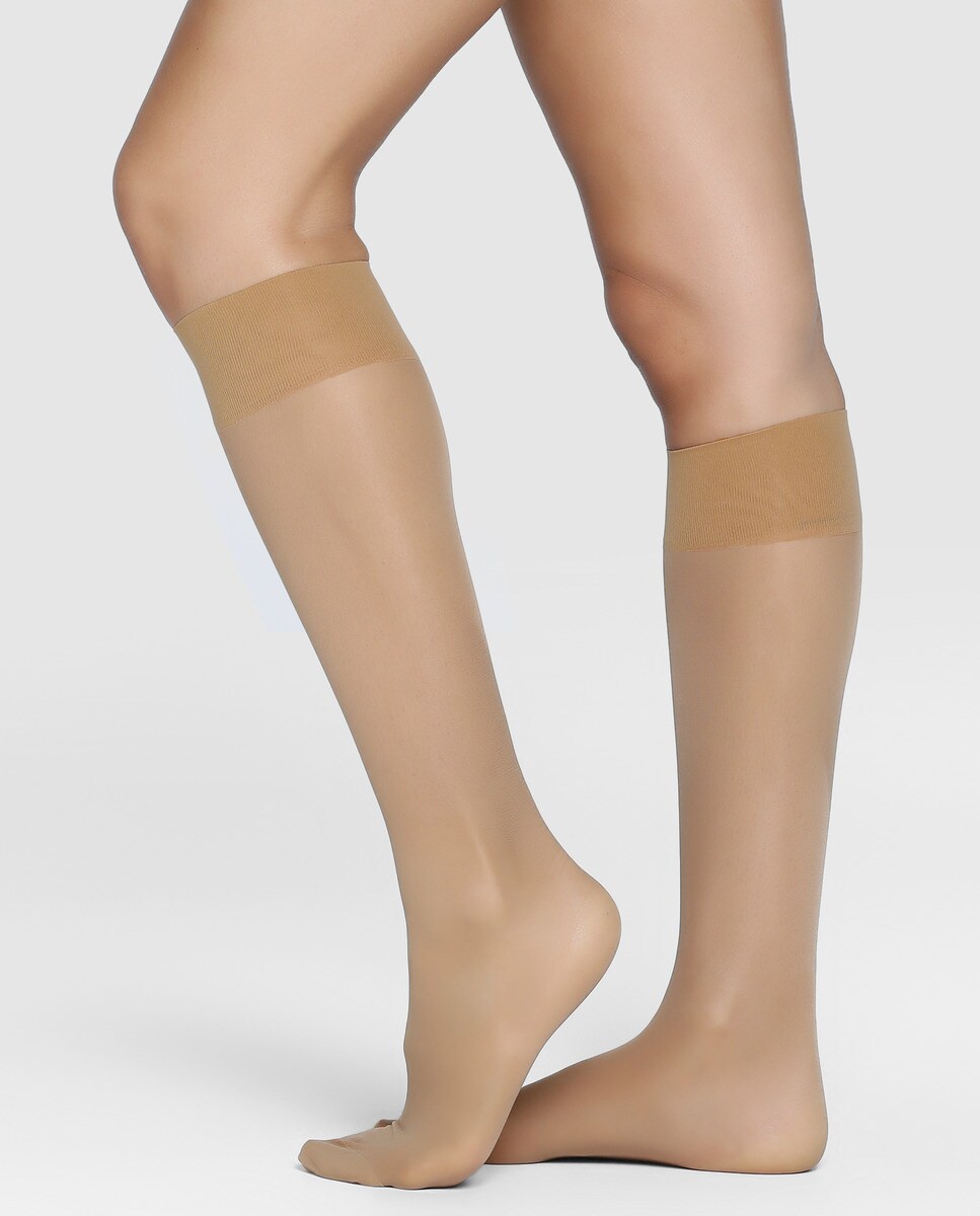 Minimedias de descanso médicas de 70 deniers de mujer Varicel - Natural Natural-3