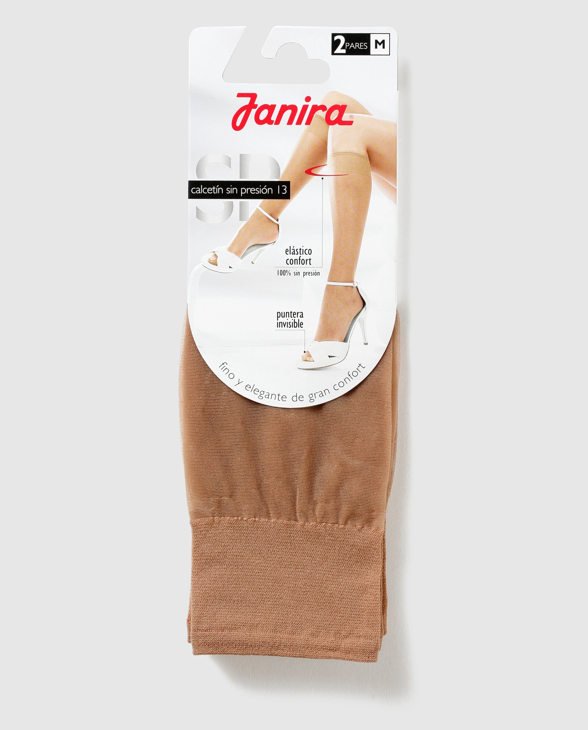Imagem 0 de Pack de dois pares de meias Janira de 10 deniers