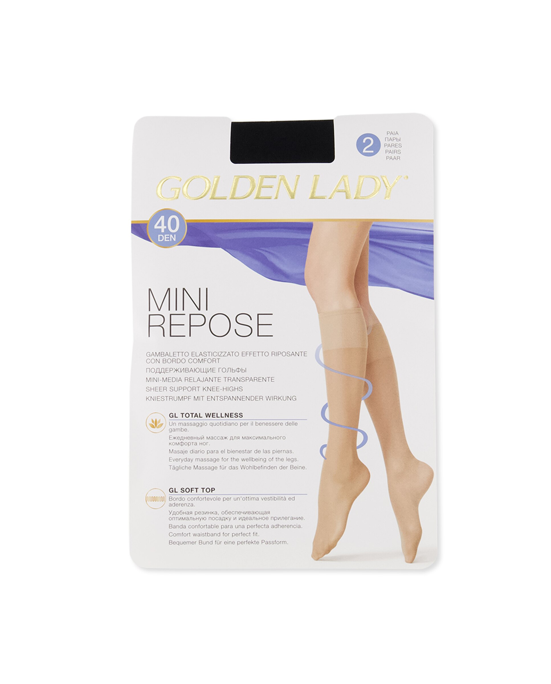 Mini Medias básicas naturales - Golden Lady - Negro Negro-1