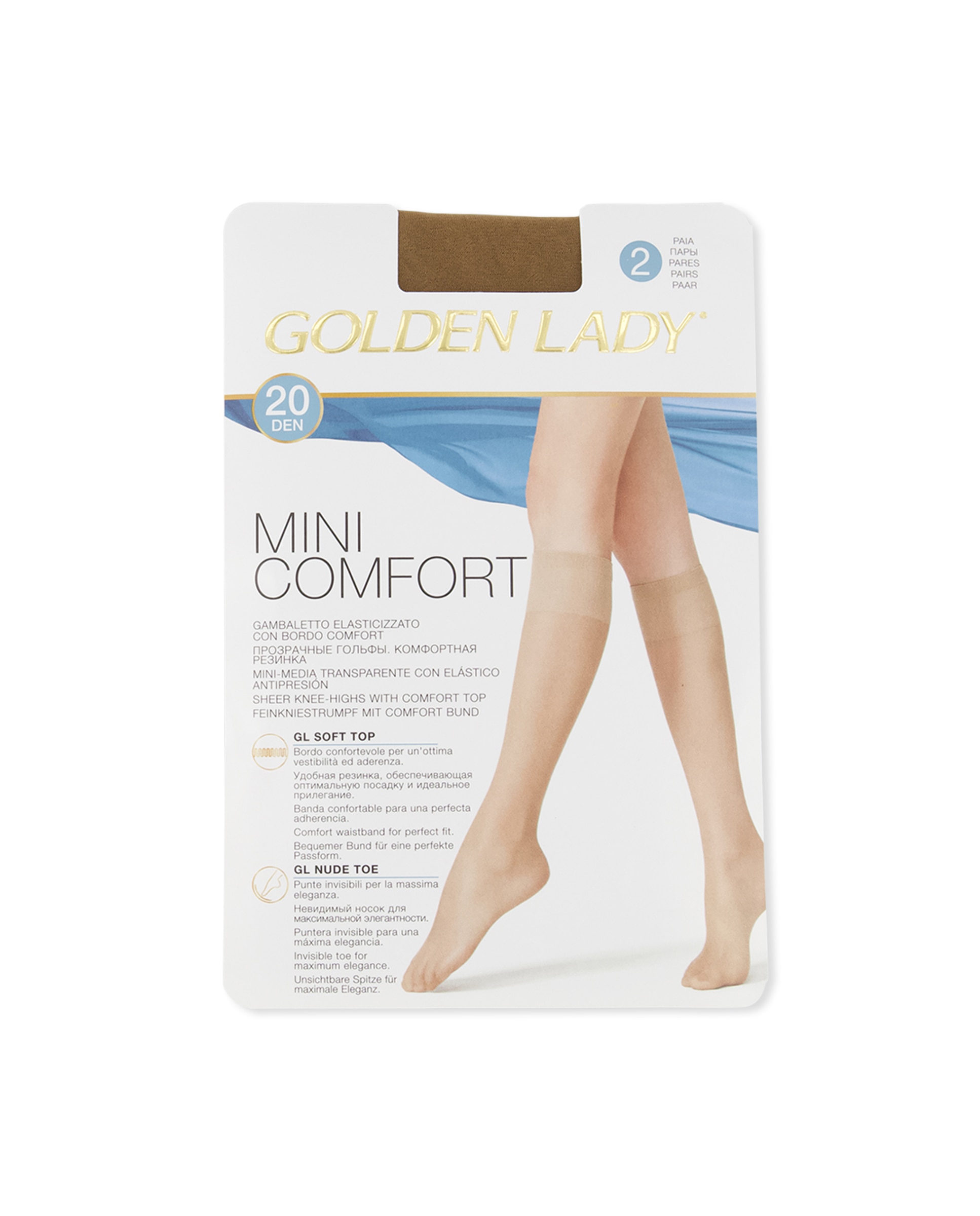Imagen 1 de Mini Medias básicas naturales - Golden Lady - Bronce Bronce