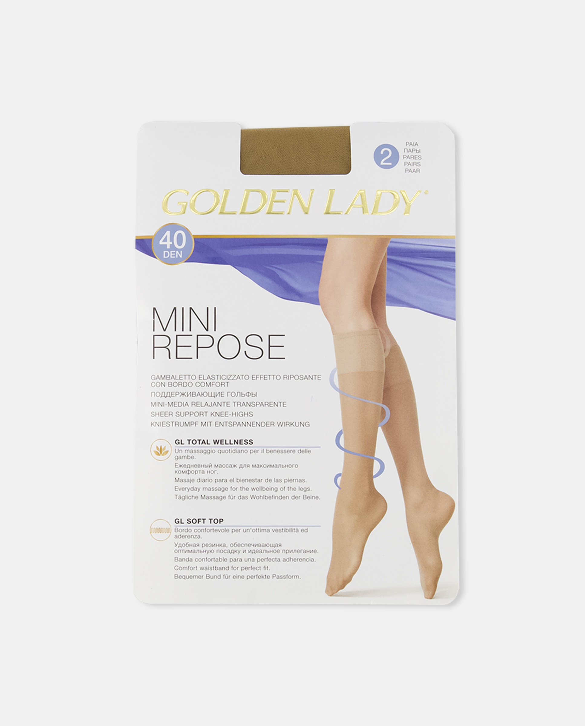 Mini Medias básicas naturales - Golden Lady - Nude Nude-1