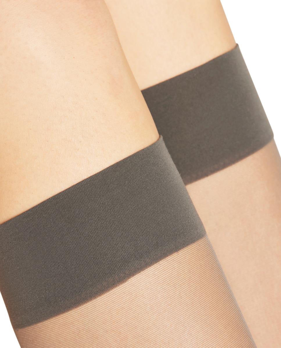 Mini meias Falke de 15 deniers transparentes Cinzento-6
