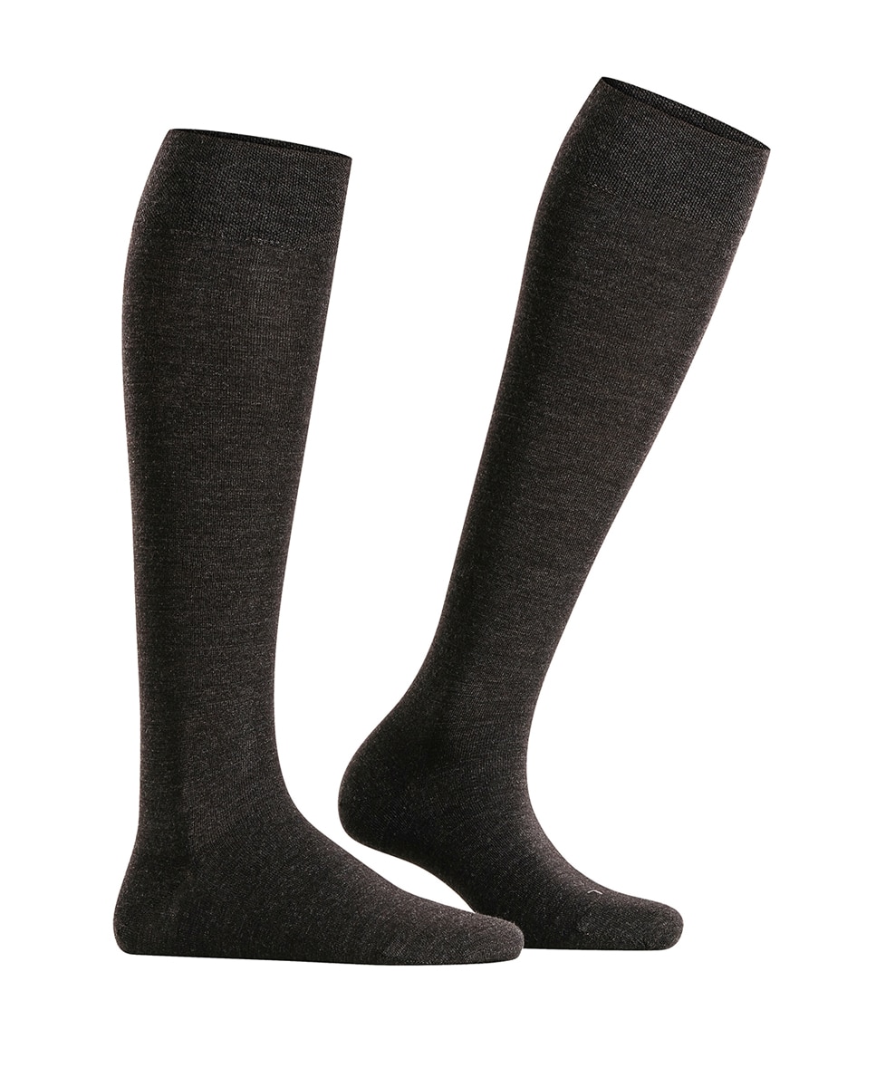 Calcetín alto lana sensitive - Falke - Gris Gris-1