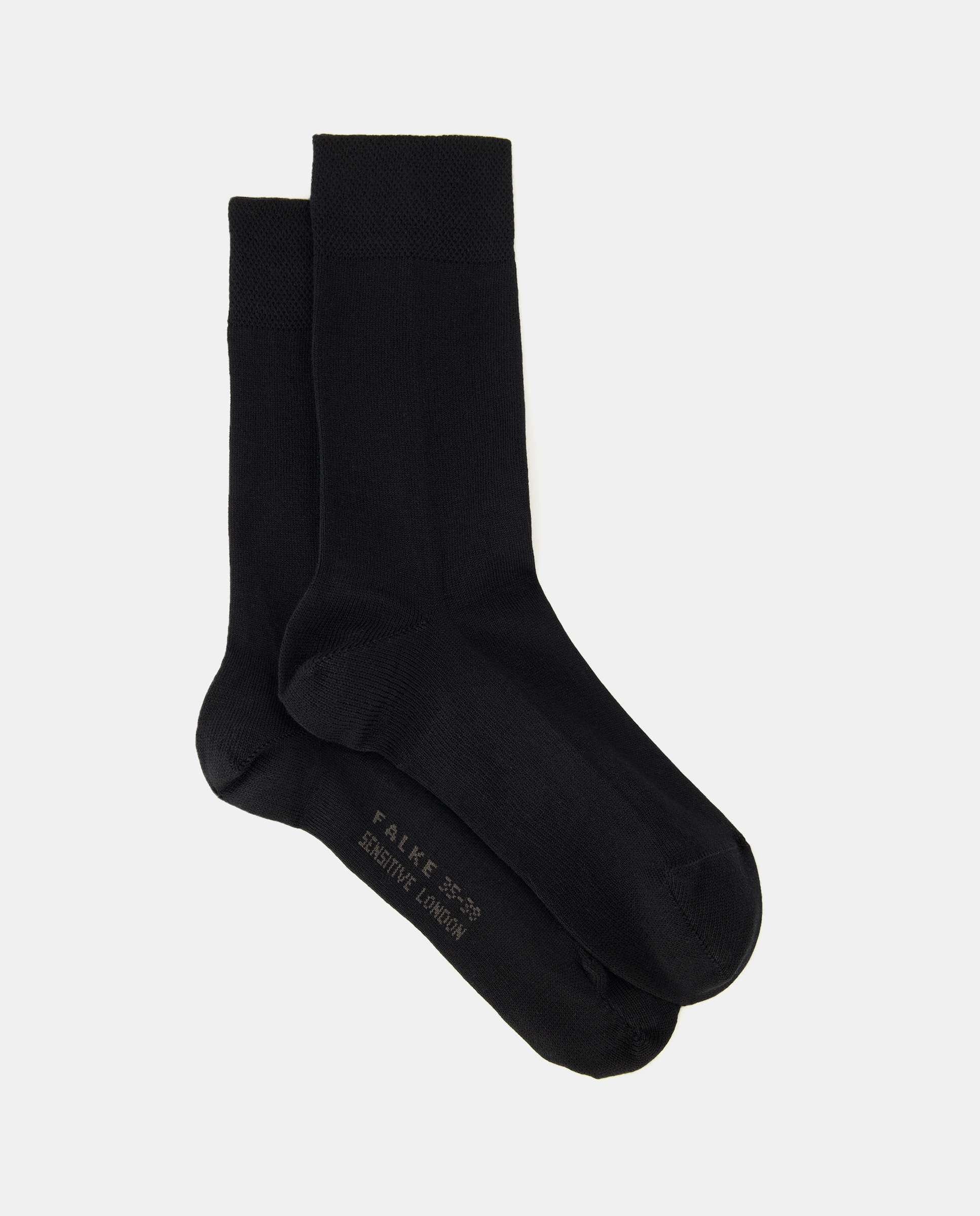 Calcetín algodón sensitive - Falke - Negro Negro-1