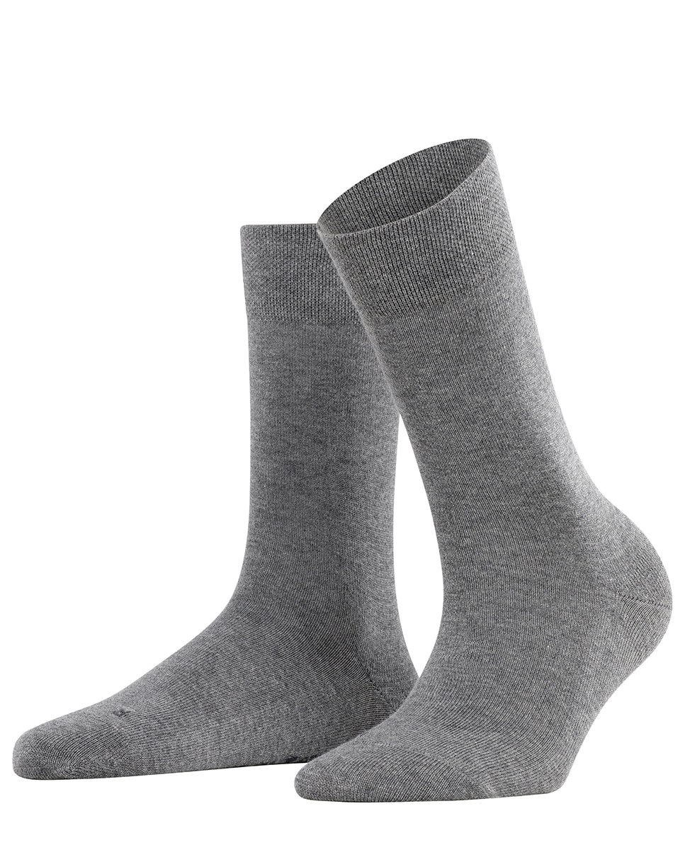 Calcetín algodón sensitive - Falke - Gris Gris-3