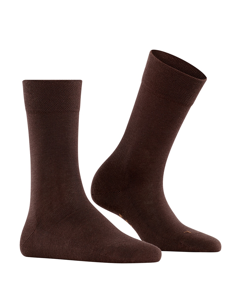 Calcetín algodón sensitive - Falke - Marrón Marrón-1