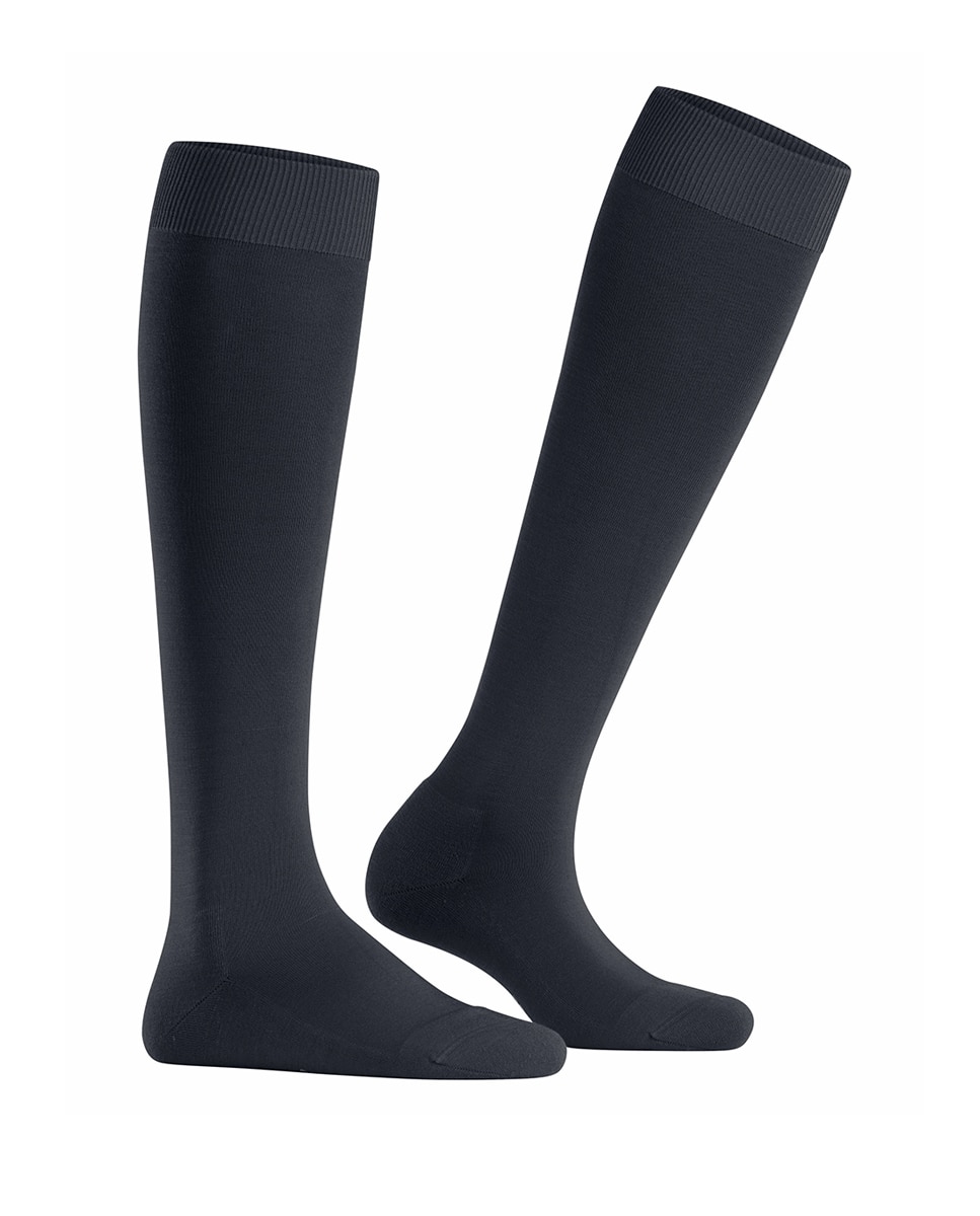 Meia Alta Lã-Lyocell Azul-1
