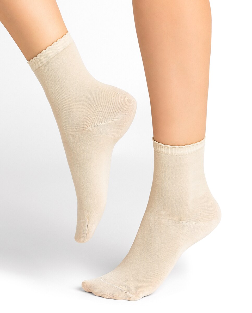 Calcetines de mujer básicos - Bleuforêt - Crudo Crudo-2