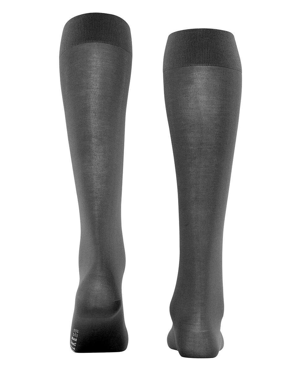 Calcetines altos de mujer básicos de algodón - Falke - Negro Negro-2