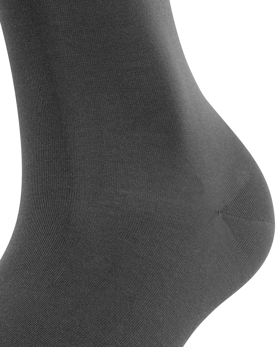 Calcetines altos de mujer básicos de algodón - Falke - Negro Negro-5