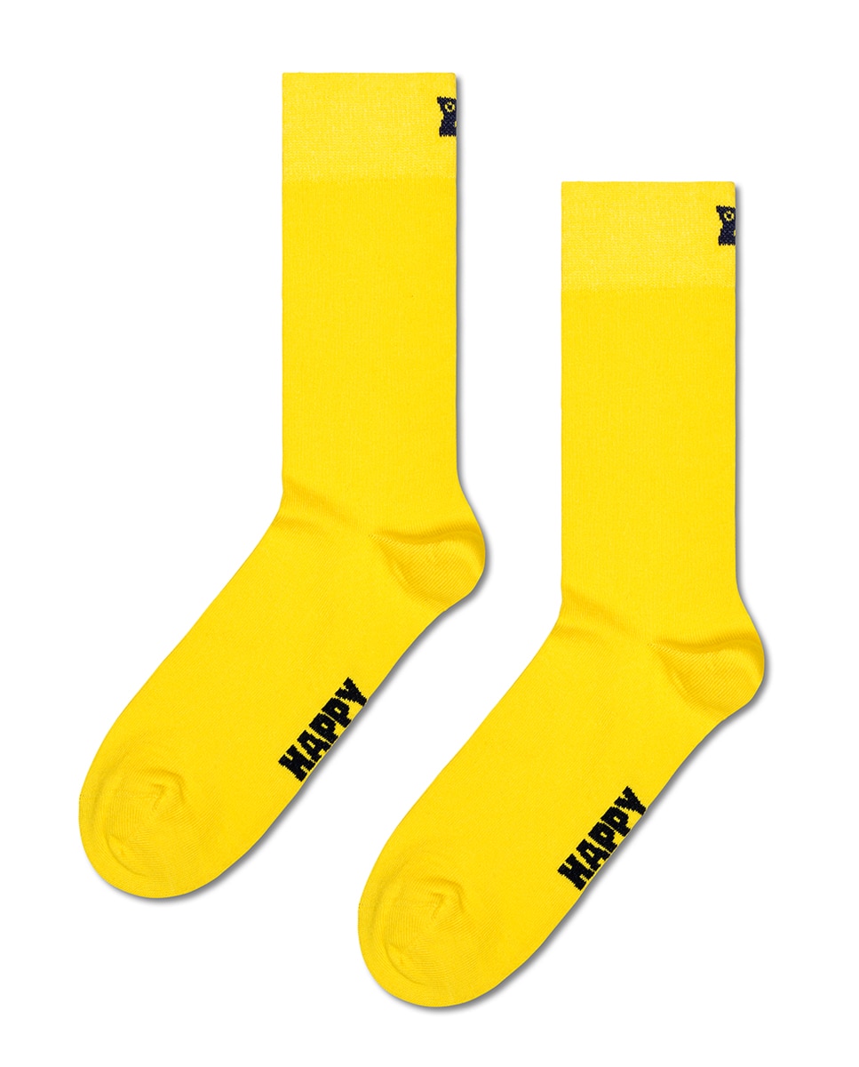 Meias Regular Amarelo-1