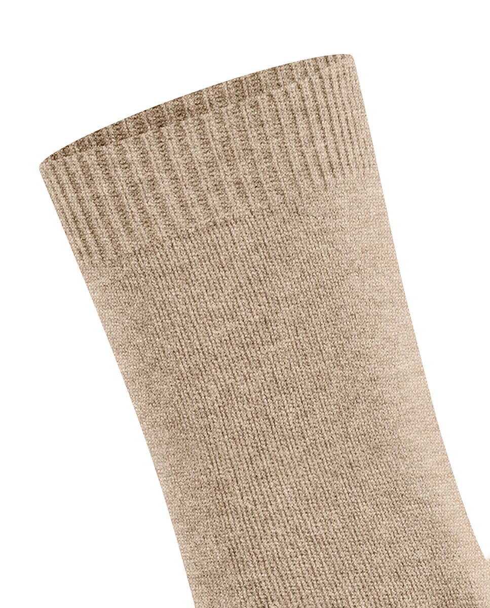 Calcetin basico con cashemira y lana pura de mujer - Falke - Natural Natural-5