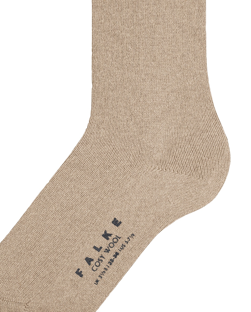 Calcetin basico con cashemira y lana pura de mujer - Falke - Natural Natural-6