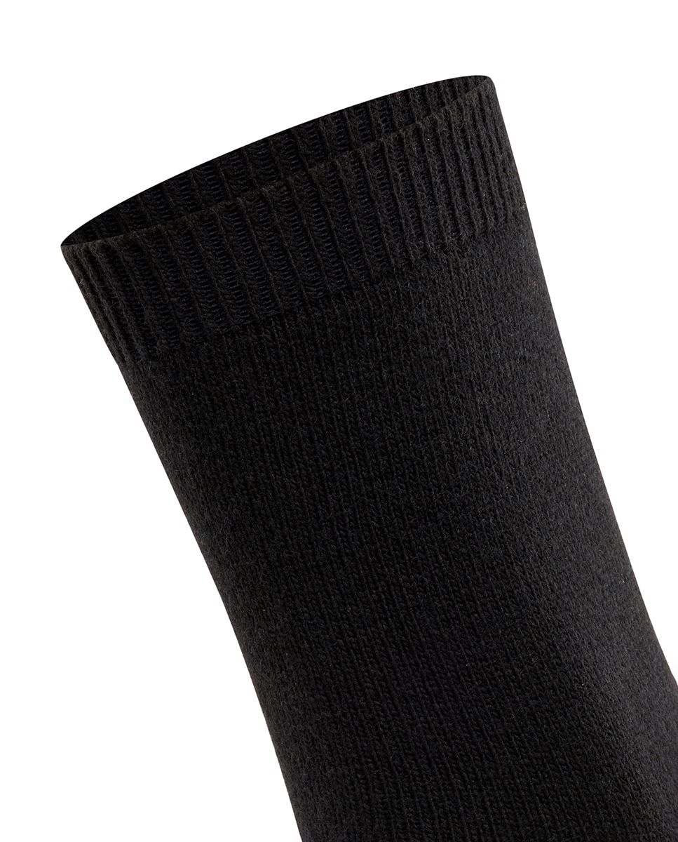 Calcetin basico con cashemira y lana pura de mujer - Falke - Negro Negro-5