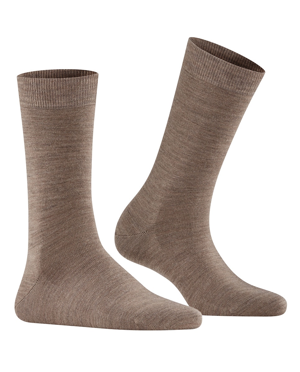 Calcetín de mujer Falke de lana y algodón.Cashmere - Natural Natural-1