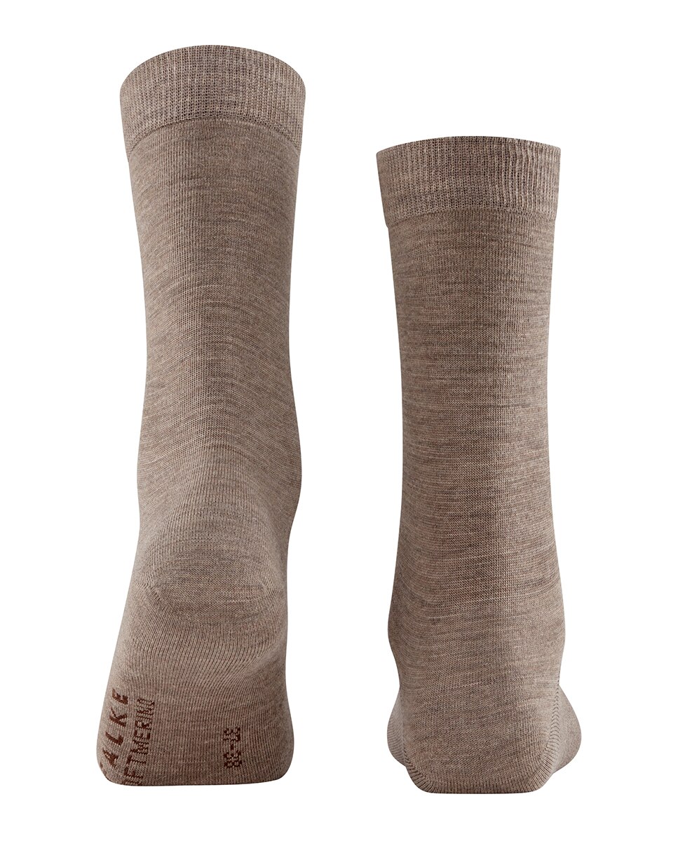 Calcetín de mujer Falke de lana y algodón.Cashmere - Natural Natural-2