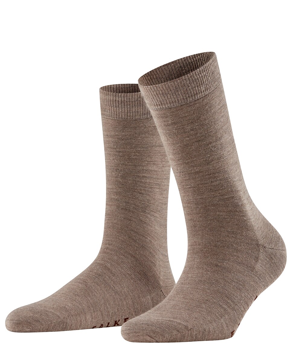 Calcetín de mujer Falke de lana y algodón.Cashmere - Natural Natural-3