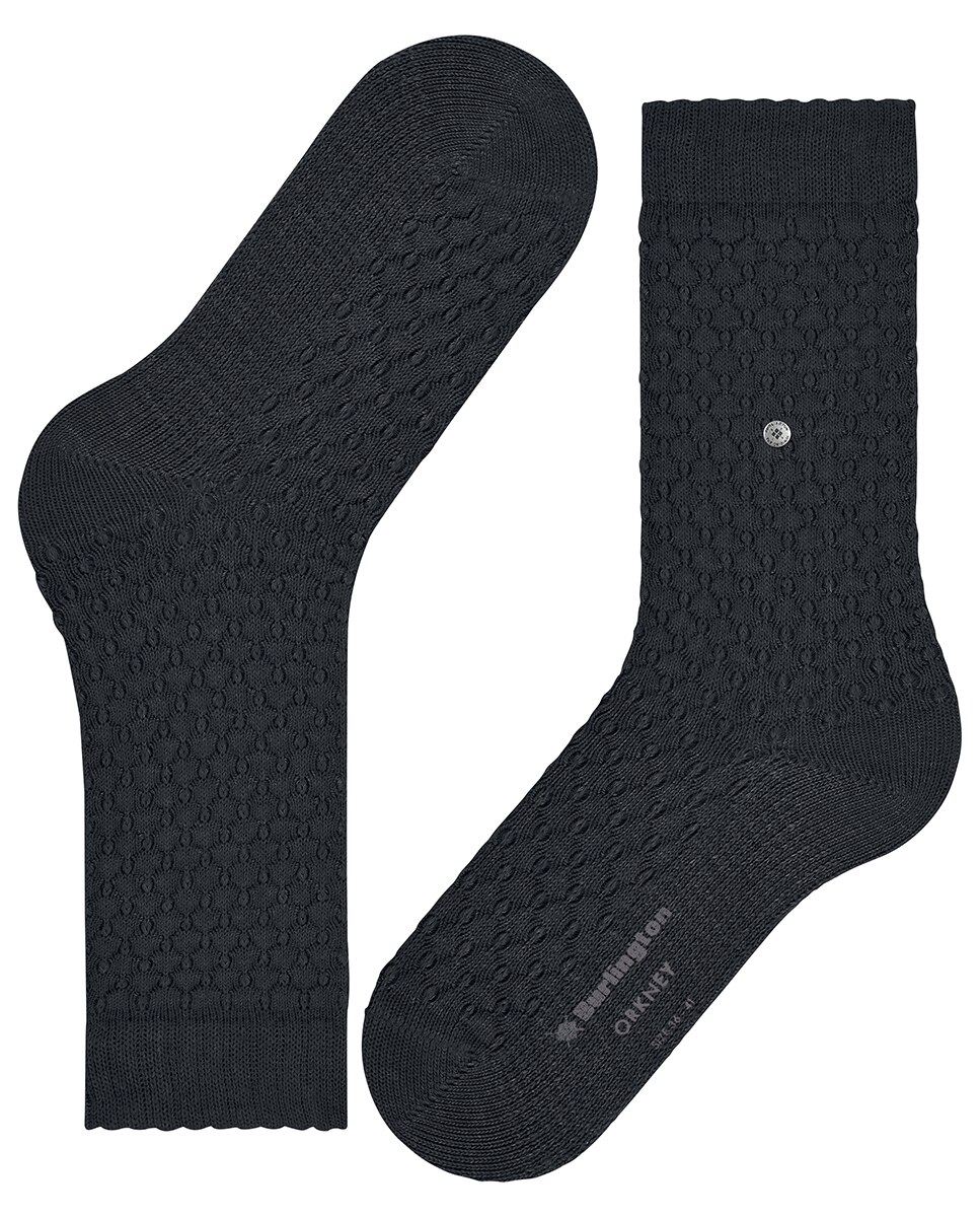Calcetines lisos de mujer - Burlington - Azul marino Azul marino-4