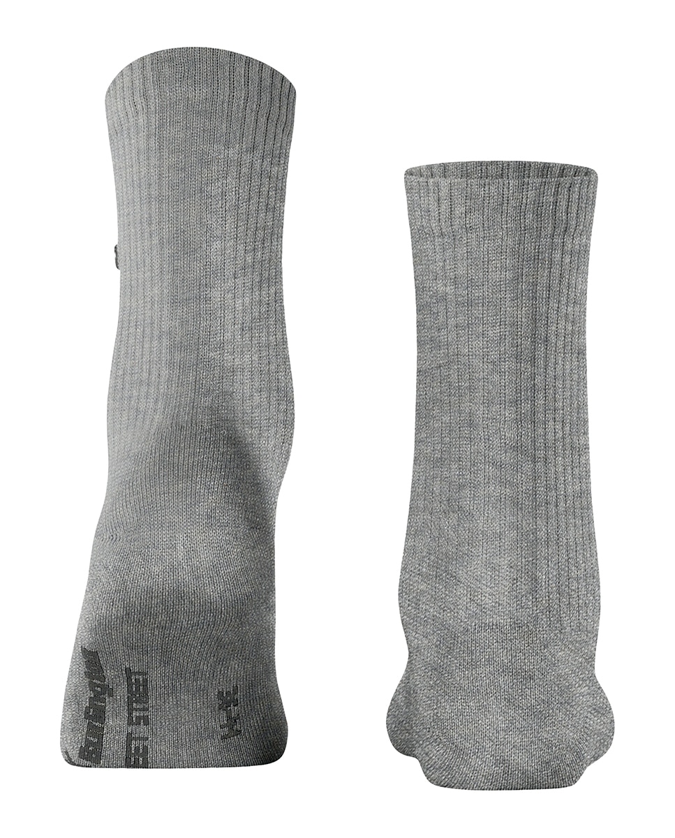 Calcetín canalé mujer - Burlington - Gris Gris-2