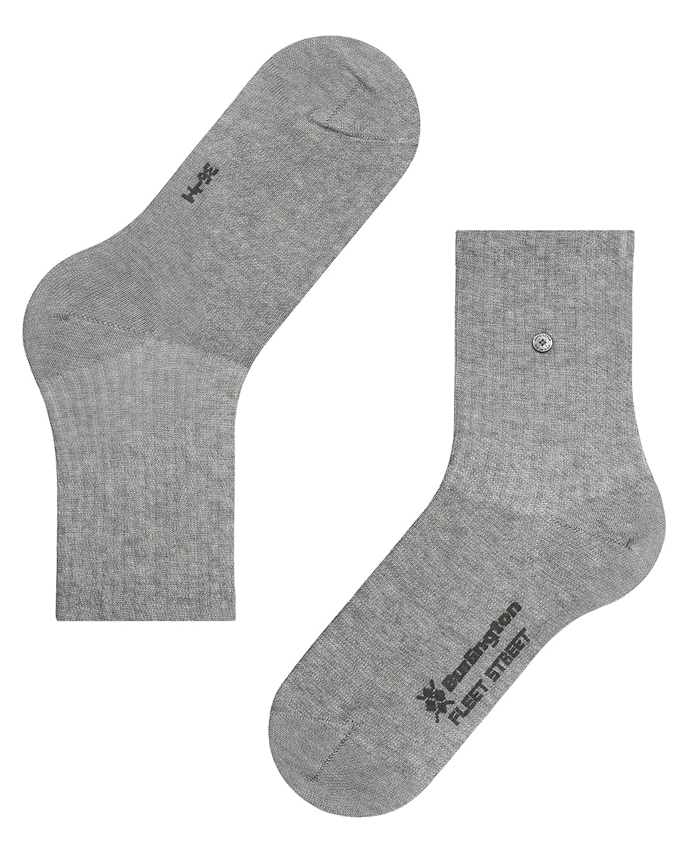Calcetín canalé mujer - Burlington - Gris Gris-4