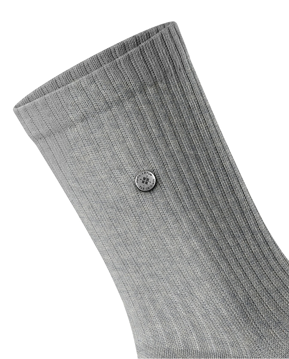 Calcetín canalé mujer - Burlington - Gris Gris-5