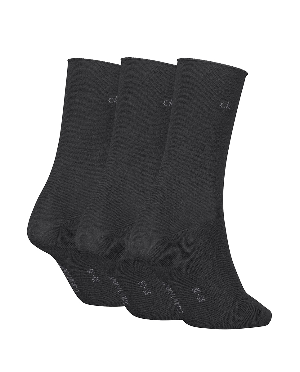 Meias Clássicas (Pack de 3 Pares) Preto-2