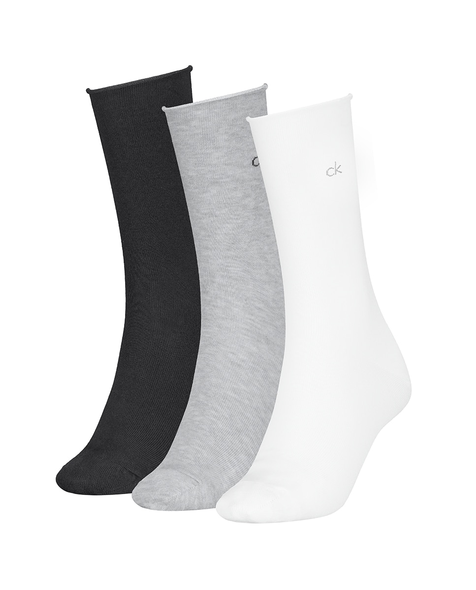 Meias Clássicas (Pack de 3 Pares) Branco-1