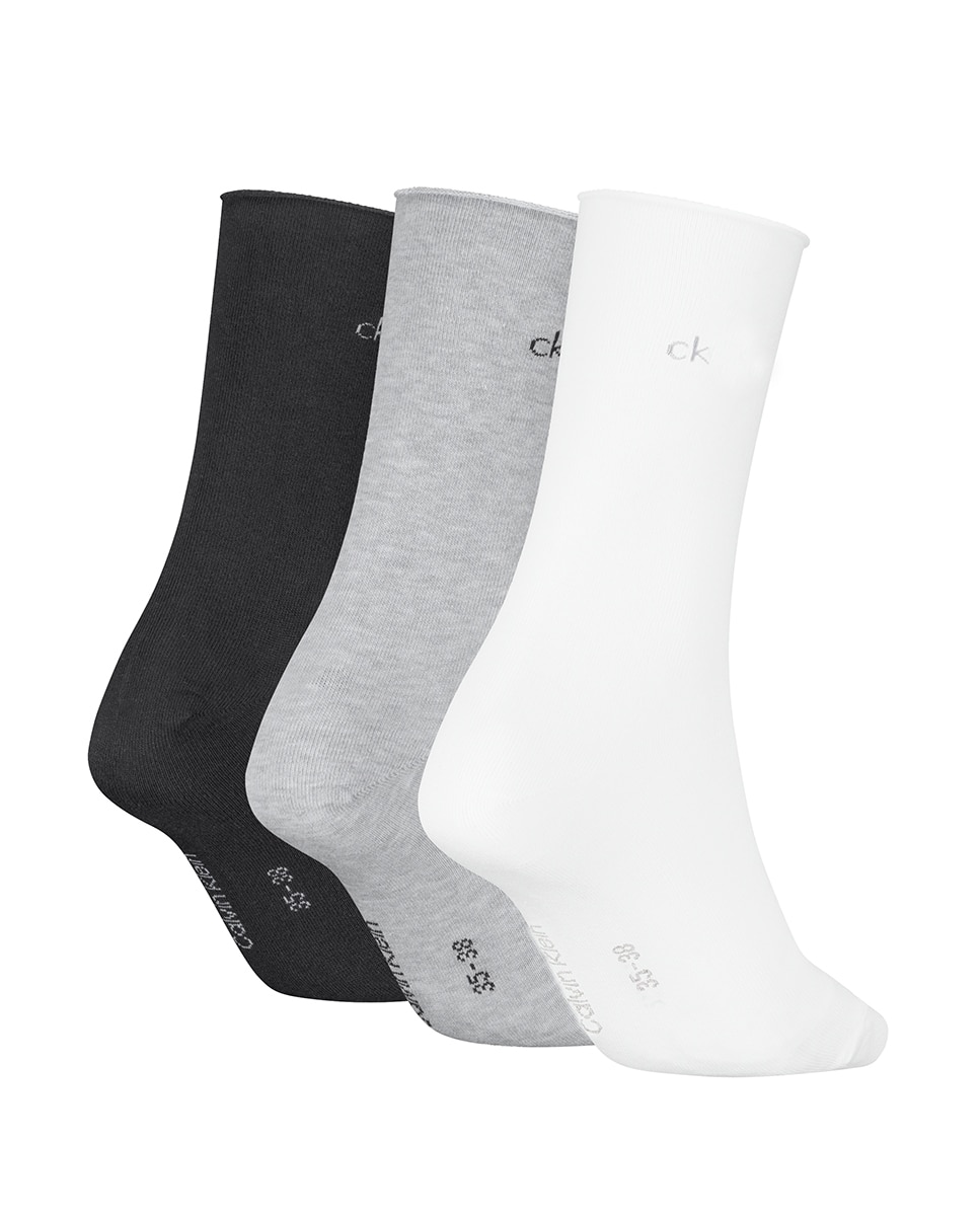 Meias Clássicas (Pack de 3 Pares) Branco-2