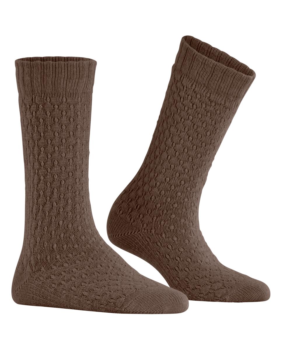 Imagen 1 de Calcetines lisos de mujer - Burlington - Marrón Marrón