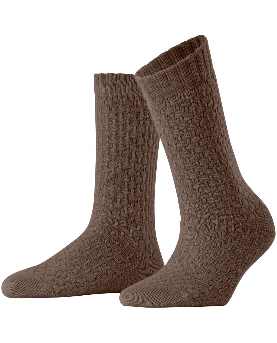 Imagen 3 de Calcetines lisos de mujer - Burlington - Marrón Marrón